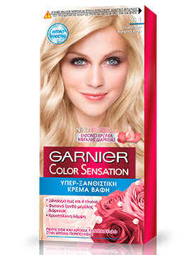 9.1 Ξανθό Πολύ Ανοιχτό Σαντρέ Color Sensation | Garnier